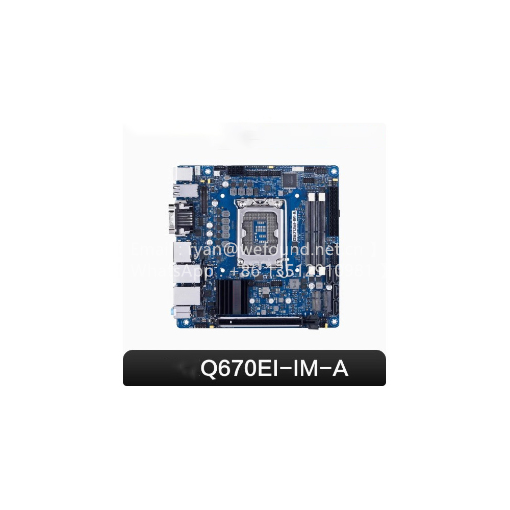 Lga 1700 Ddr5 Itx Motherboard - Placa-mãe Q670EI-IM-A mini-ITX soquete LGA1700 para