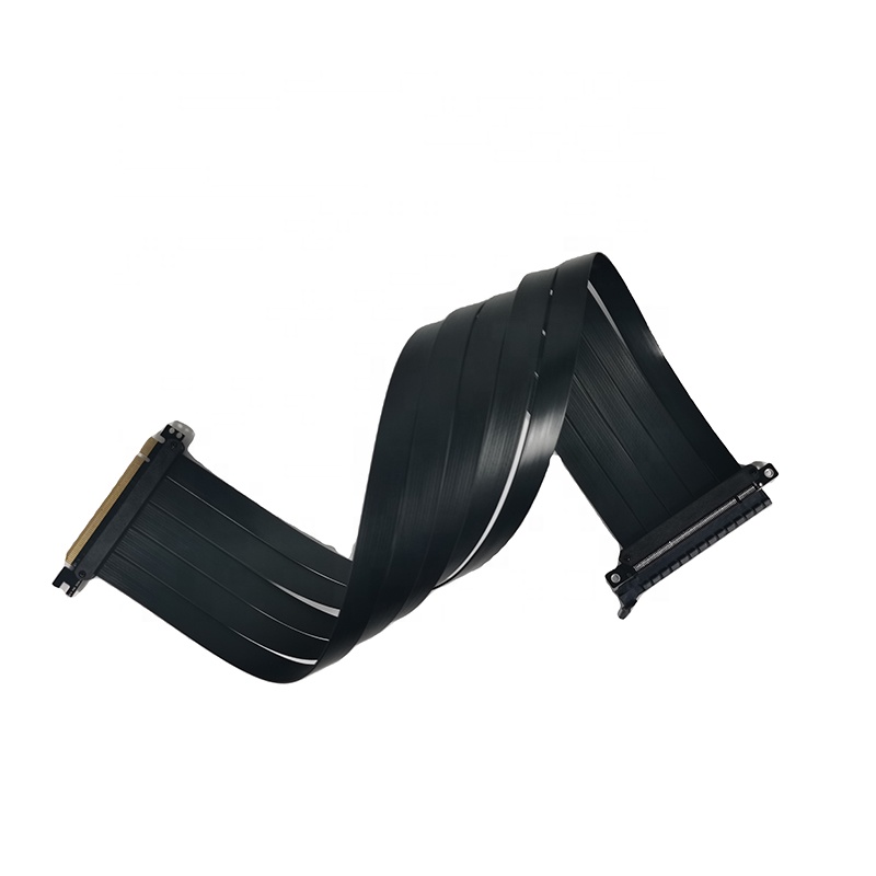 Pcie 4.0 X16 Riser Cable 90 Degree - Mais novo cabo gráfico flexível pcie