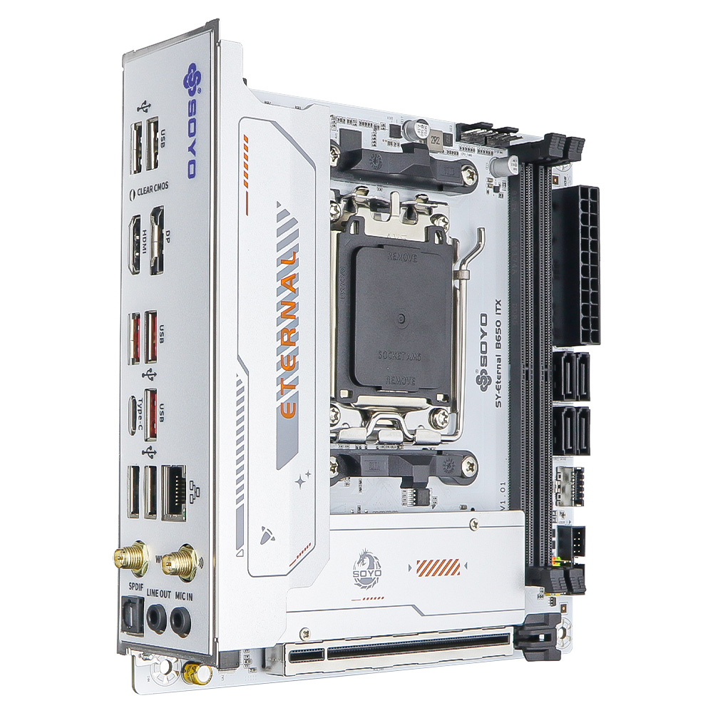 Soyo b650itx amd mini placa-mã - B650 Itx Motherboard Wifi avaliação e preço