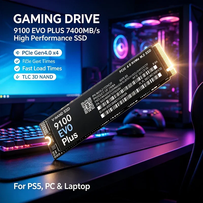 9100 EVO Plus M.2 NVMe SSD 1TB - M.2 Nvme 4Tb Pcie 4.0 Ssd avaliação e preço
