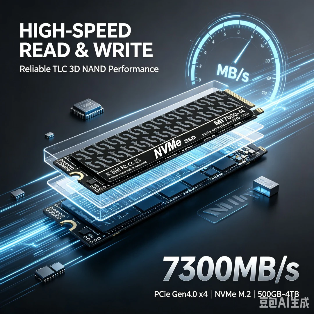 MI7000-N SSD 7300MB/s 1TB 2TB  - M.2 Nvme 4Tb Pcie 4.0 Ssd avaliação e preço