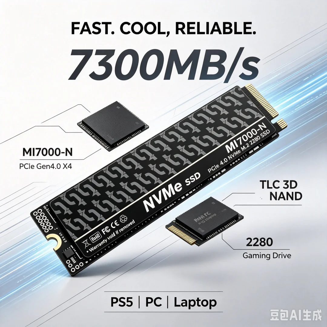 MI7000-N SSD 7300MB/s 1TB 2TB  - M.2 Nvme 4Tb Pcie 4.0 Ssd avaliação e preço