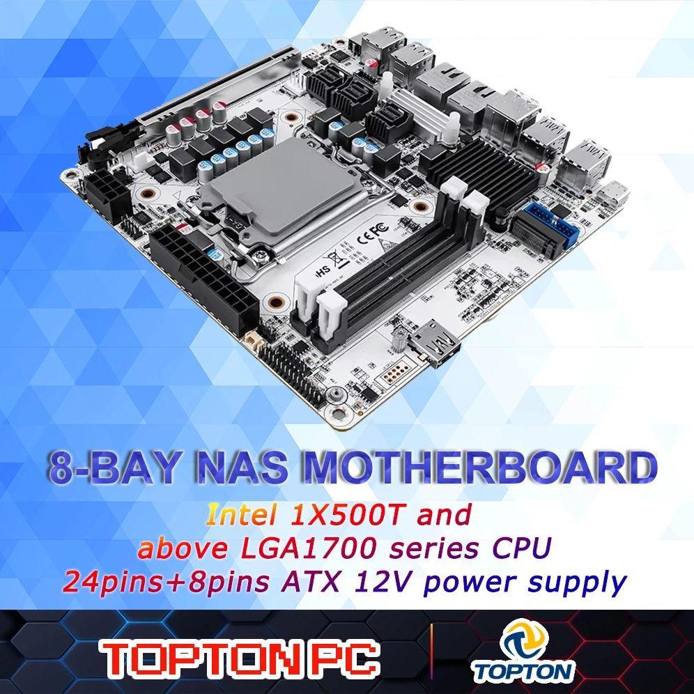 Placa-mãe NAS Mini ITX de 8 ba - Lga 1700 Ddr5 Itx Motherboard avaliação e preço
