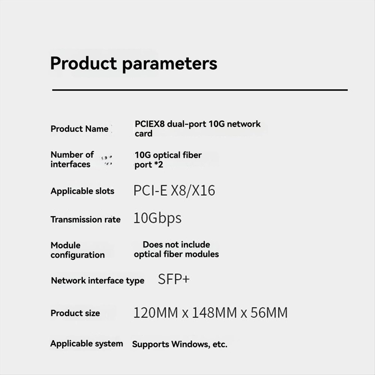 Estable- X520-DA1 10 Gb SFP +  - 10Gb Sfp+ Pcie Network Card Dual Port avaliação e preço