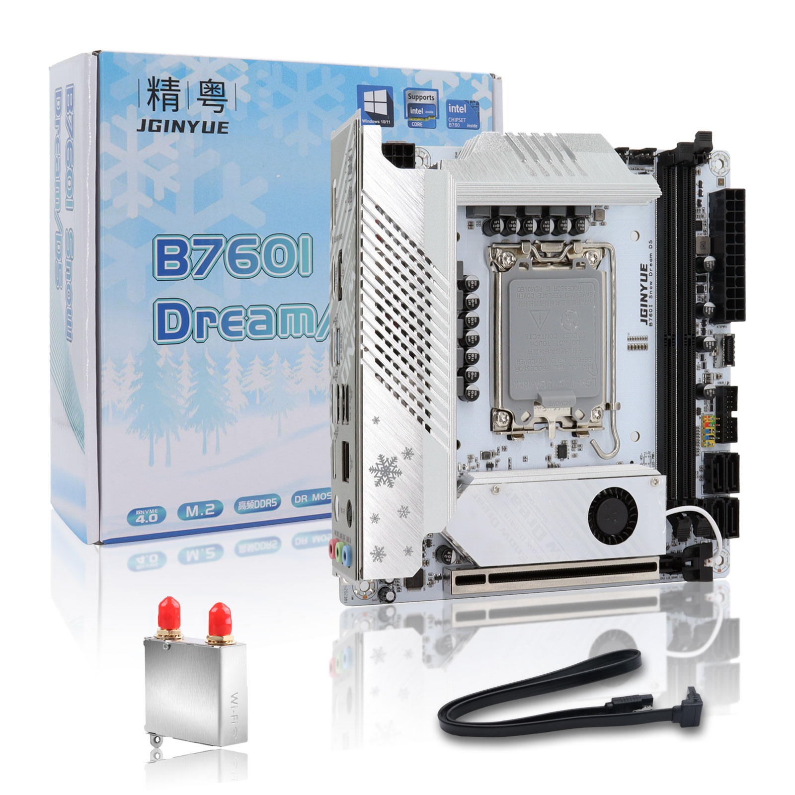 B760i argb wifi ddr5 placa-mãe - Lga 1700 Ddr5 Itx Motherboard avaliação e preço