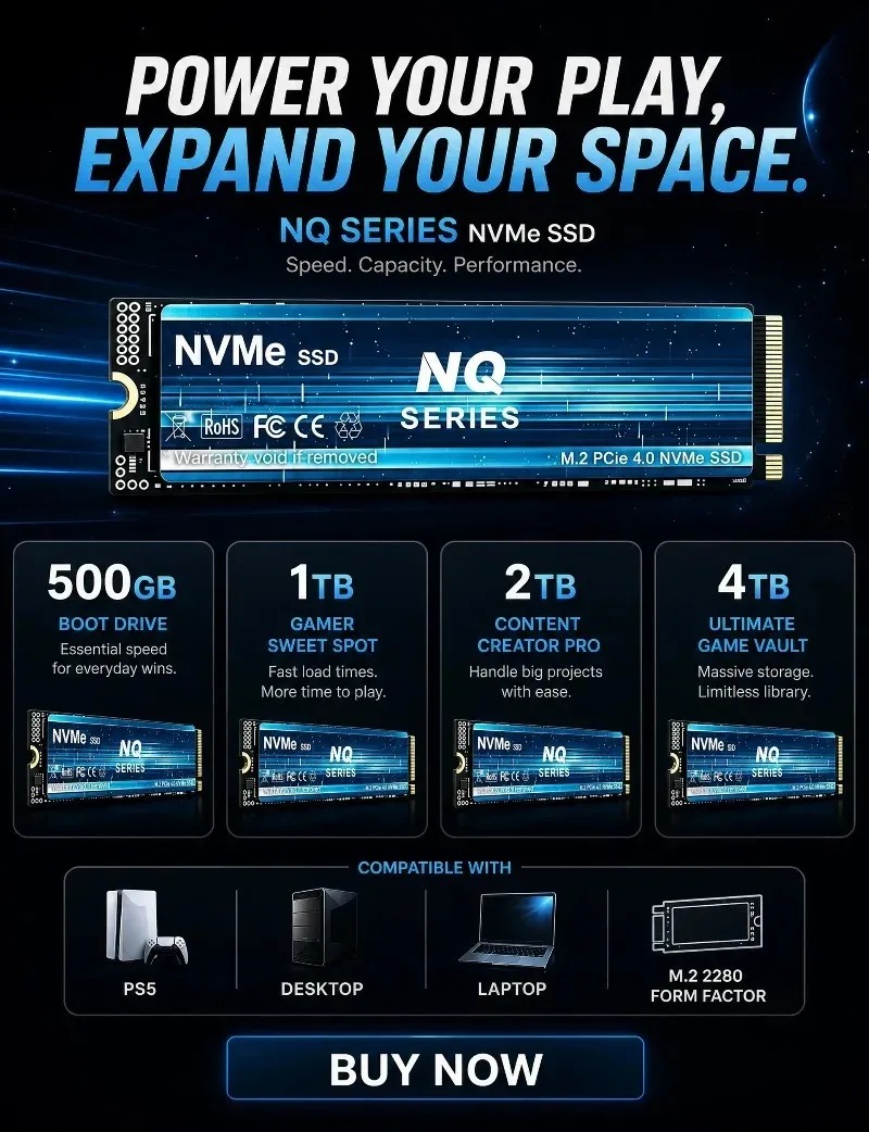 SSD NVMe M.2 PCIe 4.0 NQ 2TB 4 - M.2 Nvme 4Tb Pcie 4.0 Ssd avaliação e preço