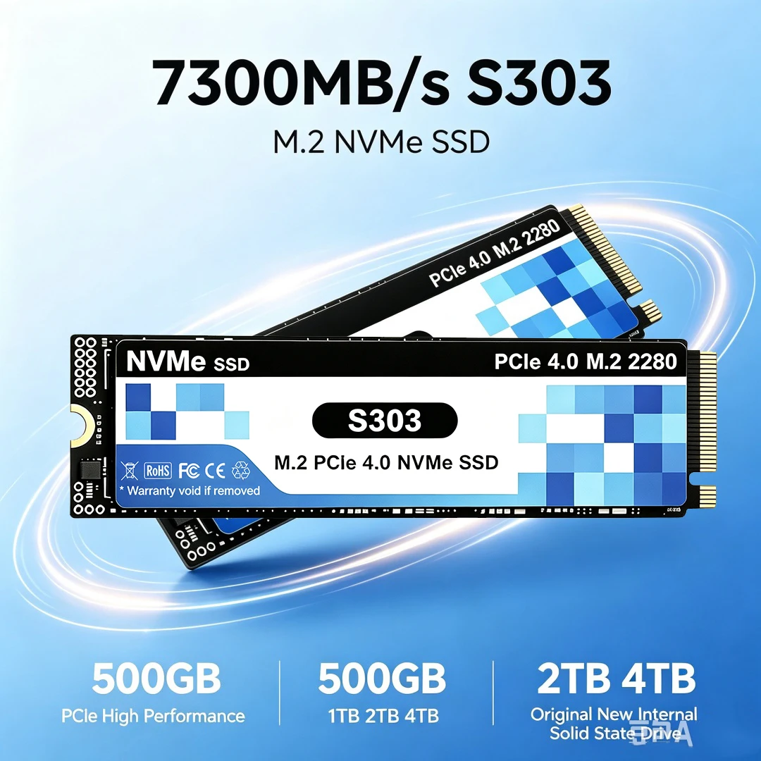SSD 2026 S303 500GB 1TB 2TB 4T - M.2 Nvme 4Tb Pcie 4.0 Ssd avaliação e preço